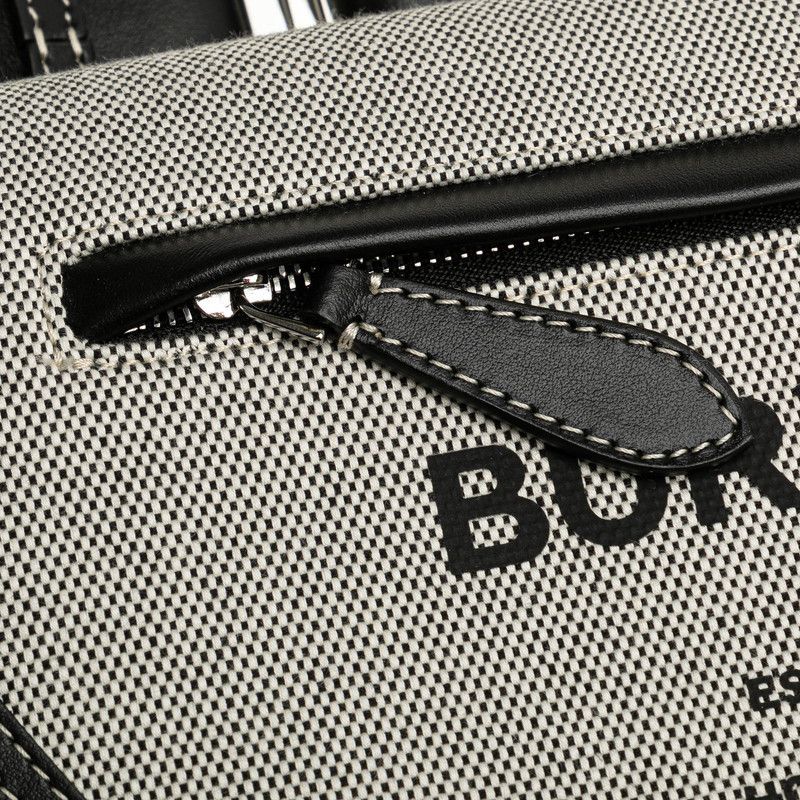 Burberry Burberry Burberry Canvas Leather Body Bag Waist Bag Canvas Belt Bag in Great Condition Size ONE SIZE - 6 Thumbnail