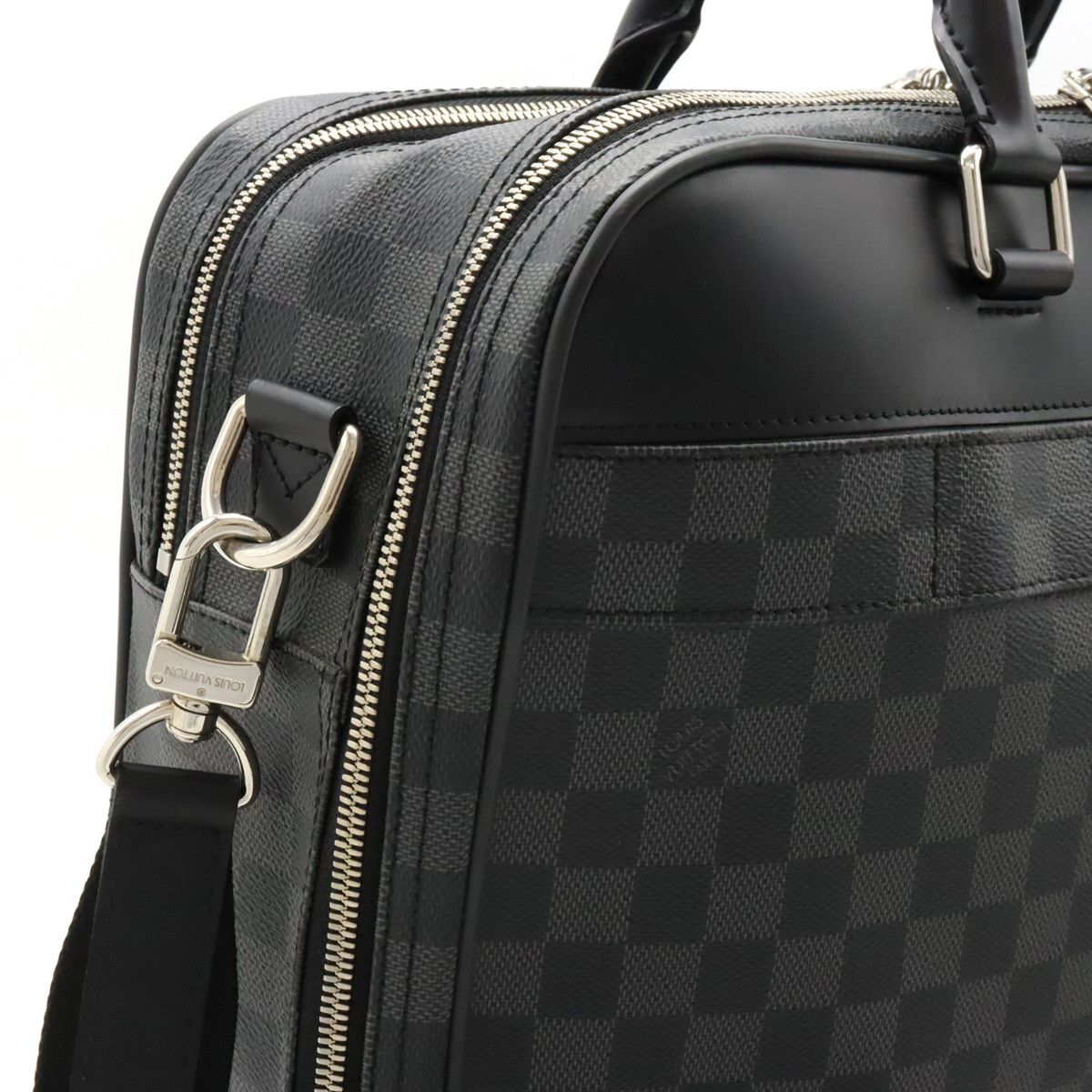 Louis Vuitton Louis Vuitton Louis Vuitton Damier Graphite Overnight Business Briefcase N41004 Canvas Business Bag N41004 in Very Good Condition Size ONE SIZE - 9 Thumbnail