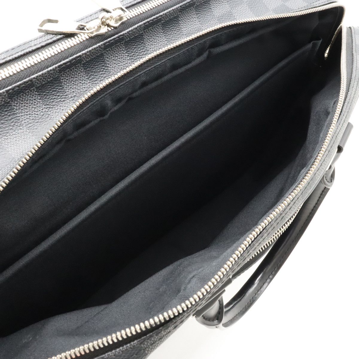 Louis Vuitton Louis Vuitton Louis Vuitton Damier Graphite Overnight Business Briefcase N41004 Canvas Business Bag N41004 in Very Good Condition Size ONE SIZE - 7 Thumbnail