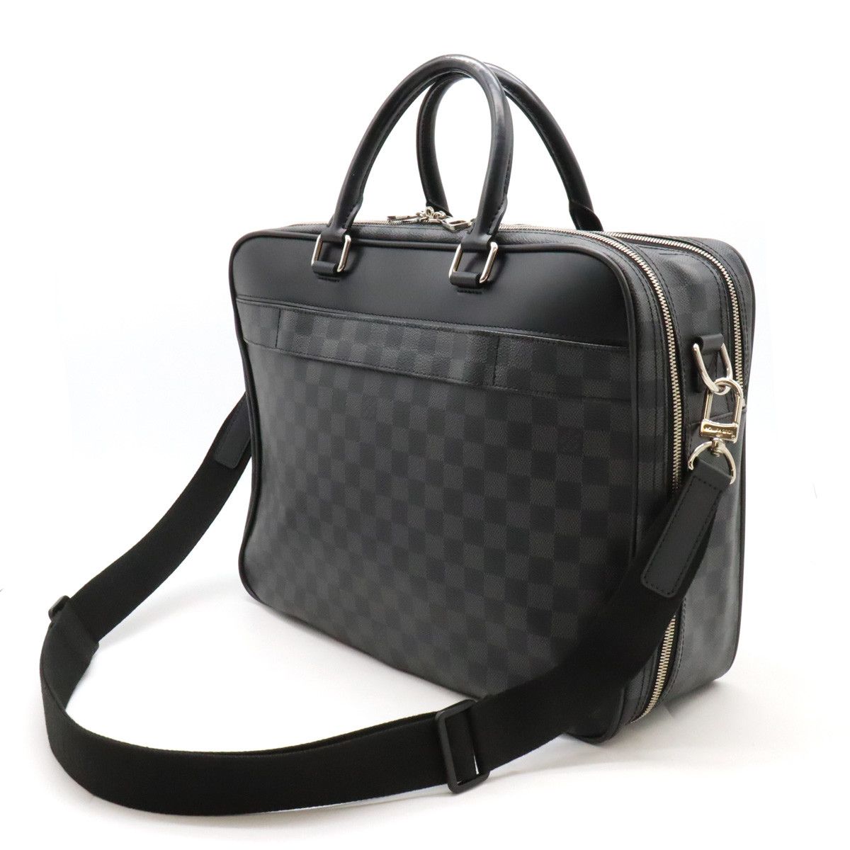 Louis Vuitton Louis Vuitton Louis Vuitton Damier Graphite Overnight Business Briefcase N41004 Canvas Business Bag N41004 in Very Good Condition Size ONE SIZE - 2 Thumbnail