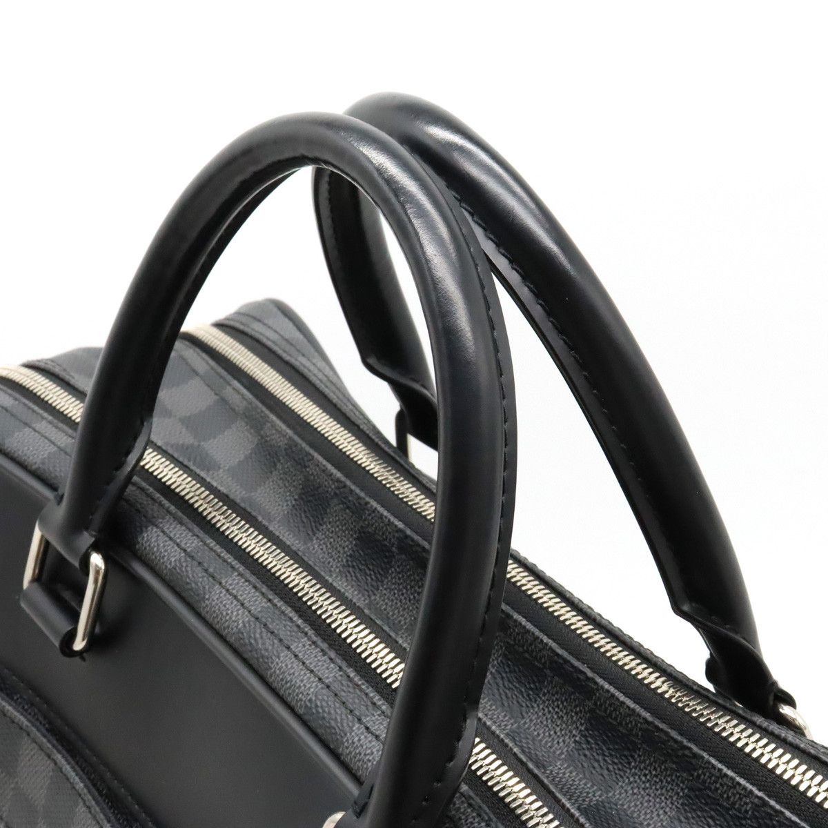 Louis Vuitton Louis Vuitton Louis Vuitton Damier Graphite Overnight Business Briefcase N41004 Canvas Business Bag N41004 in Very Good Condition Size ONE SIZE - 4 Thumbnail