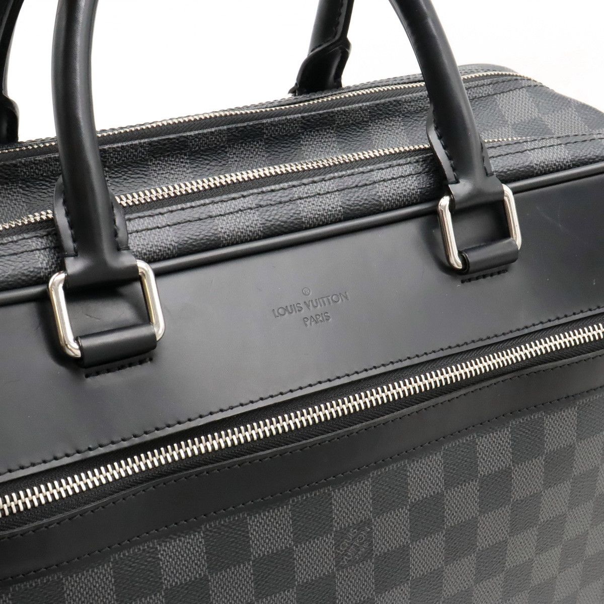 Louis Vuitton Louis Vuitton Louis Vuitton Damier Graphite Overnight Business Briefcase N41004 Canvas Business Bag N41004 in Very Good Condition Size ONE SIZE - 8 Thumbnail