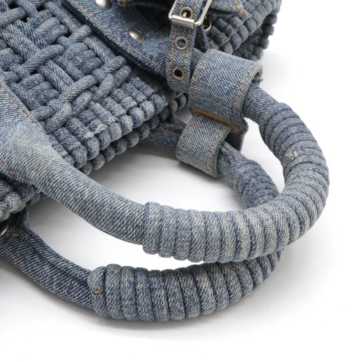 Balenciaga Balenciaga Balenciaga Bistro XS Denim Handbag 671342 Denim Handbag 671342 in Very Good Condition Size ONE SIZE - 5 Thumbnail