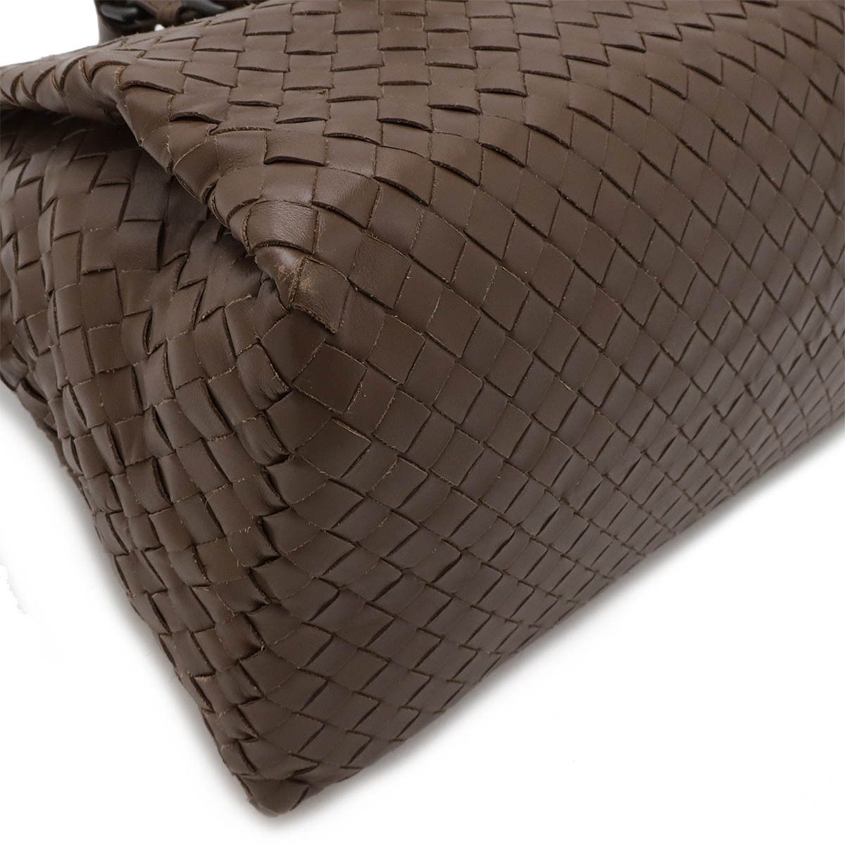 Bottega Veneta Bottega Veneta Bottega Veneta Intrecciato Leather Mini Boston Handbag 283363 Leather Handbag 283363 in Very Good Condition Size ONE SIZE - 3 Thumbnail