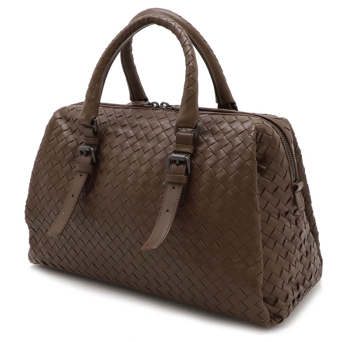 Bottega Veneta Bottega Veneta Bottega Veneta Intrecciato Leather Mini Boston Handbag 283363 Leather Handbag 283363 in Very Good Condition Size ONE SIZE - 2 Thumbnail