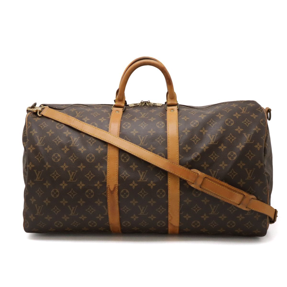 Louis Vuitton Louis Vuitton Louis Vuitton Monogram Keepall Bandouliere 55 Travel Bag M41414 Canvas Travel Bag M41414 in Good Condition Size ONE SIZE - 2 Thumbnail
