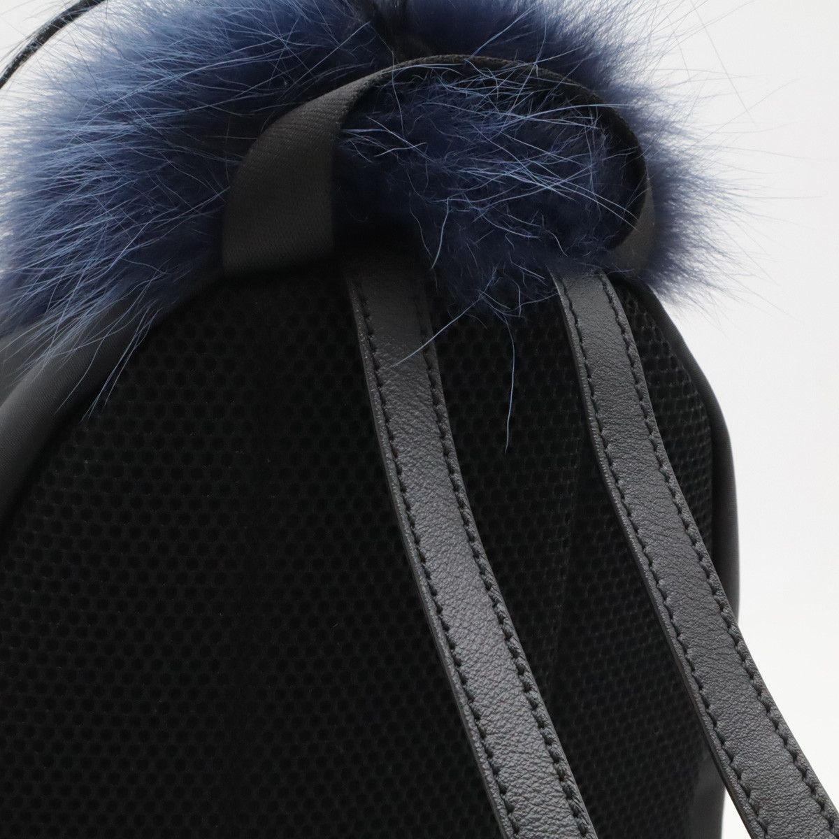 Fendi Fendi Fendi Nylon/Leather/Fur Bag Bugs Monster Mini Backpack 8BZ038 Canvas Backpack 8BZ038 in Pristine Condition Size ONE SIZE - 4 Thumbnail