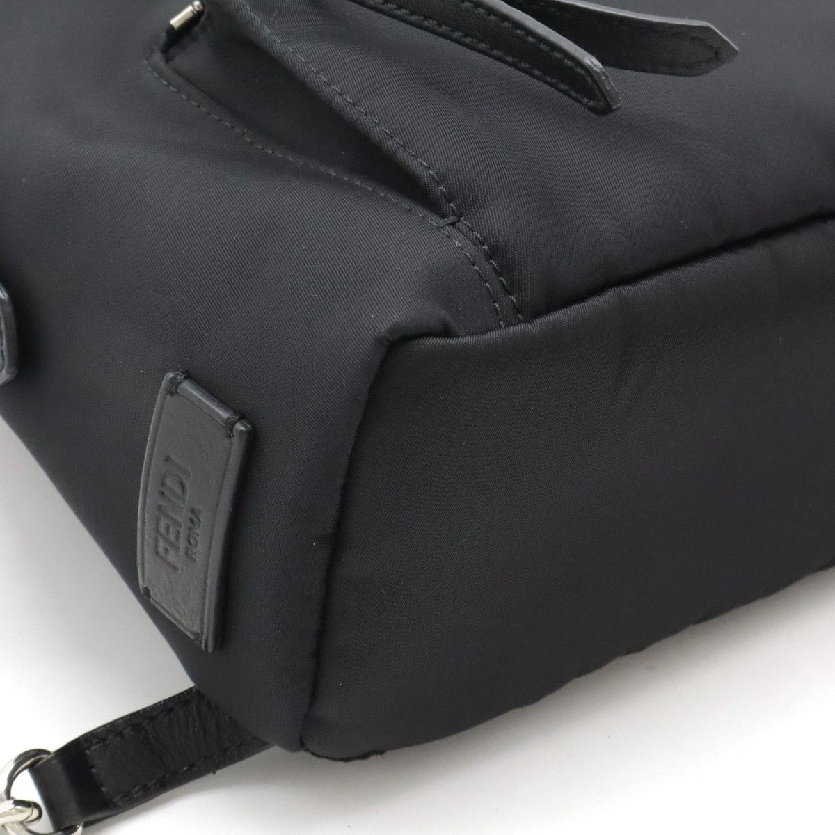 Fendi Fendi Fendi Nylon/Leather/Fur Bag Bugs Monster Mini Backpack 8BZ038 Canvas Backpack 8BZ038 in Pristine Condition Size ONE SIZE - 3 Thumbnail