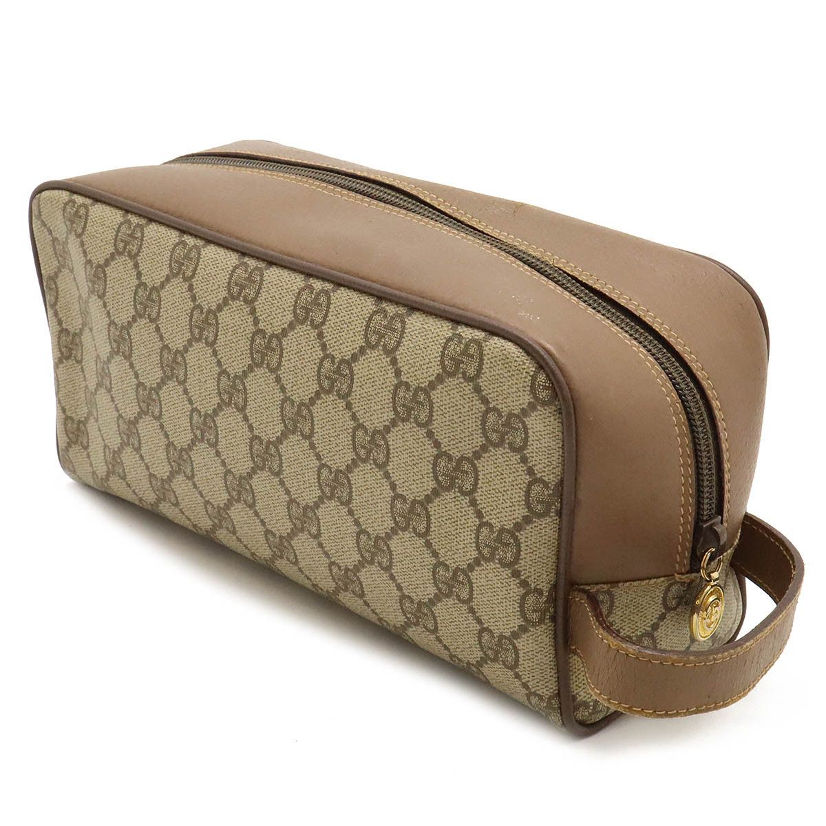 Gucci Gucci Gucci GG Supreme PVC Leather Clutch Bag 0141226087 Canvas Clutch Bag 0141226087 in Good Condition Size ONE SIZE - 2 Thumbnail