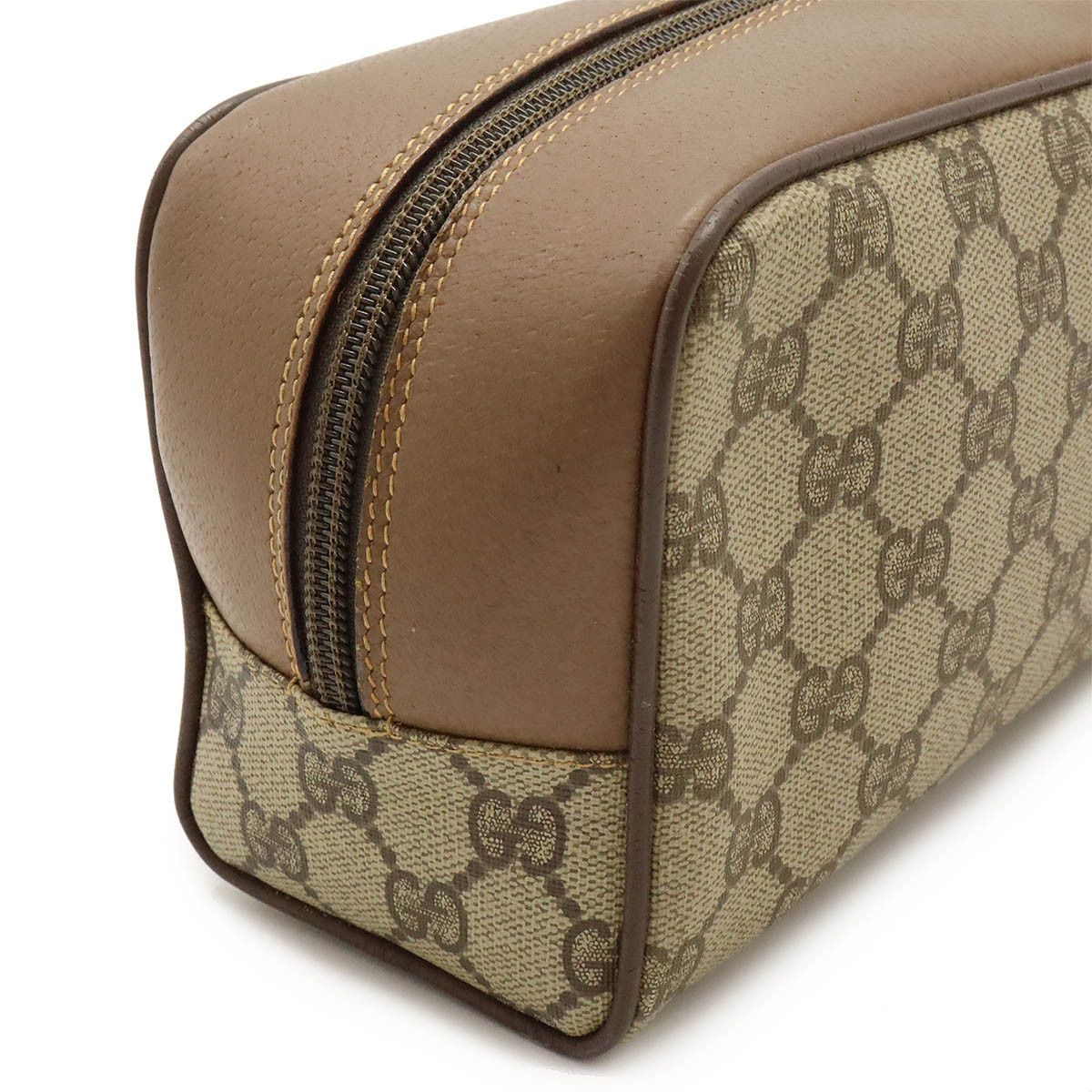 Gucci Gucci Gucci GG Supreme PVC Leather Clutch Bag 0141226087 Canvas Clutch Bag 0141226087 in Good Condition Size ONE SIZE - 3 Thumbnail