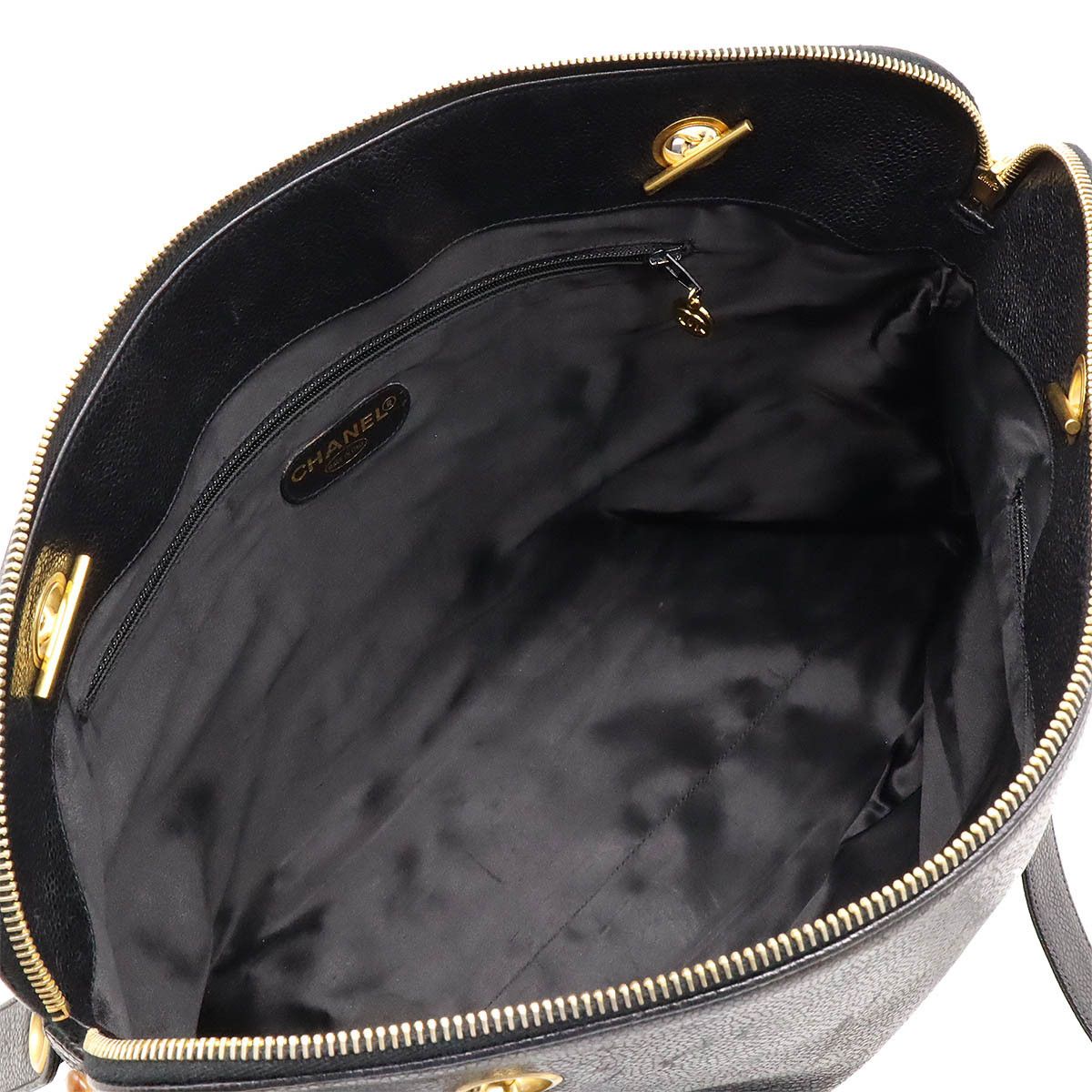 Chanel Chanel Chanel Caviar Skin Coco Mark Tote Bag Leather Tote Bag in Very Good Condition Size ONE SIZE - 5 Thumbnail