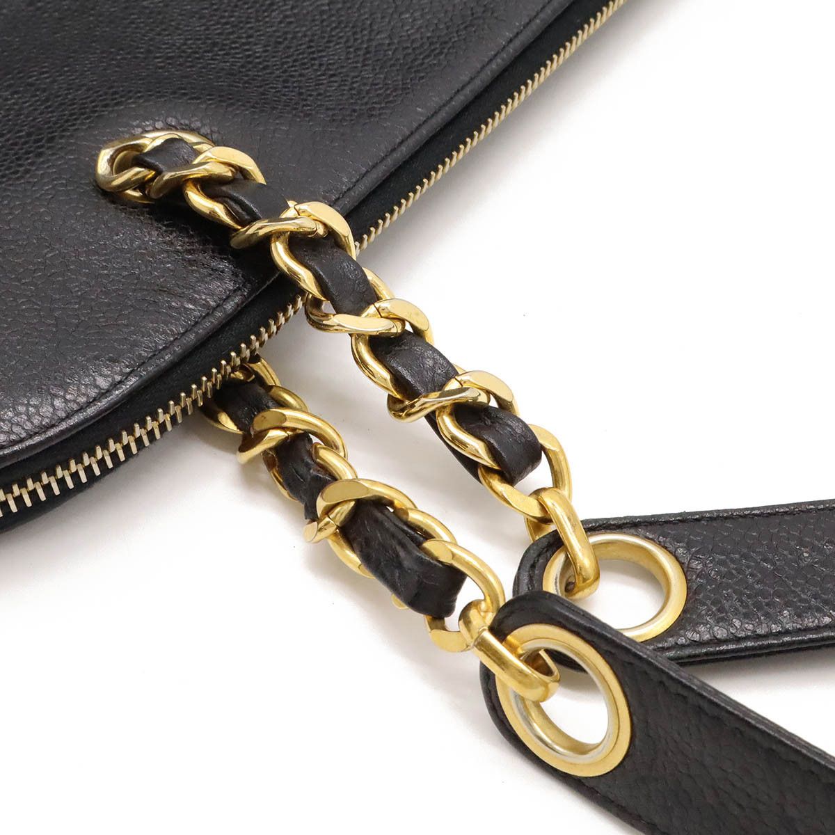 Chanel Chanel Chanel Caviar Skin Coco Mark Tote Bag Leather Tote Bag in Very Good Condition Size ONE SIZE - 7 Thumbnail