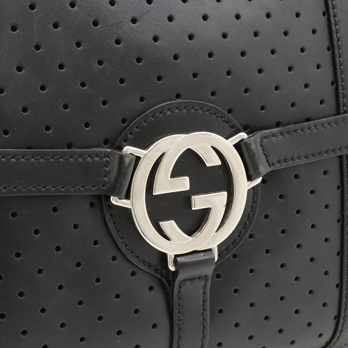 Gucci Gucci Gucci Leather Interlocking G Shoulder Bag 114887 Leather Shoulder Bag 114887 Size ONE SIZE - 8 Thumbnail