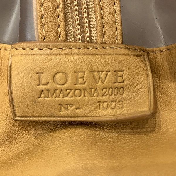 Loewe Loewe Loewe Anagram Amazona Handbag Tote Bag Plastic Handbag in Good Condition Size ONE SIZE - 5 Thumbnail
