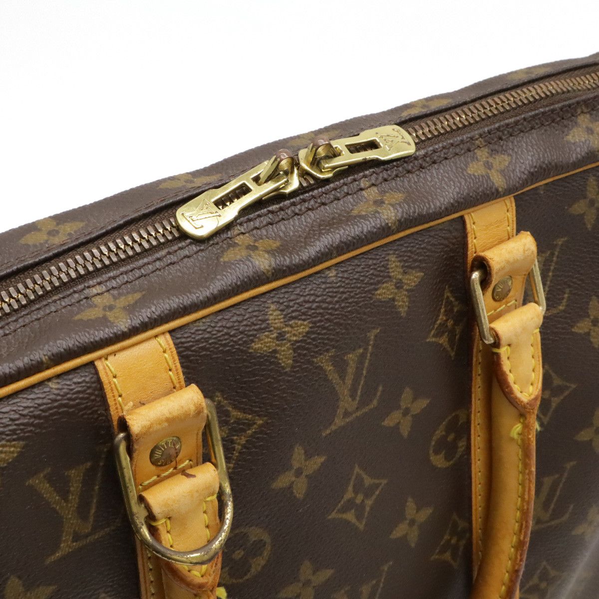Louis Vuitton Louis Vuitton Louis Vuitton Monogram Porte-Documents Voyage Briefcase M53361 Canvas Business Bag M53361 in Very Good Condition Size ONE SIZE - 5 Thumbnail