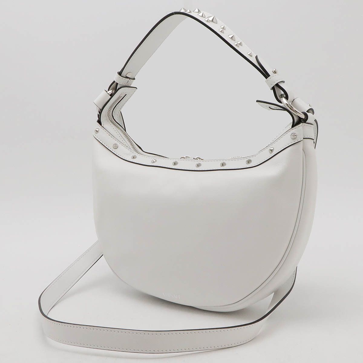 Versace Versace Versace Small 2WAY Medusa Leather Studded Hobo Shoulder Bag Leather Shoulder Bag 1007680 in Pristine Condition Size ONE SIZE - 2 Thumbnail