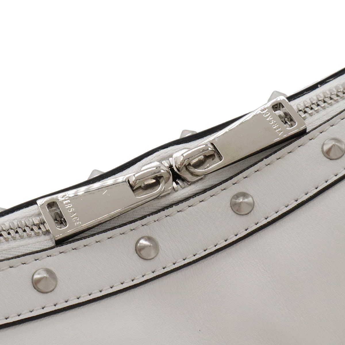 Versace Versace Versace Small 2WAY Medusa Leather Studded Hobo Shoulder Bag Leather Shoulder Bag 1007680 in Pristine Condition Size ONE SIZE - 4 Thumbnail