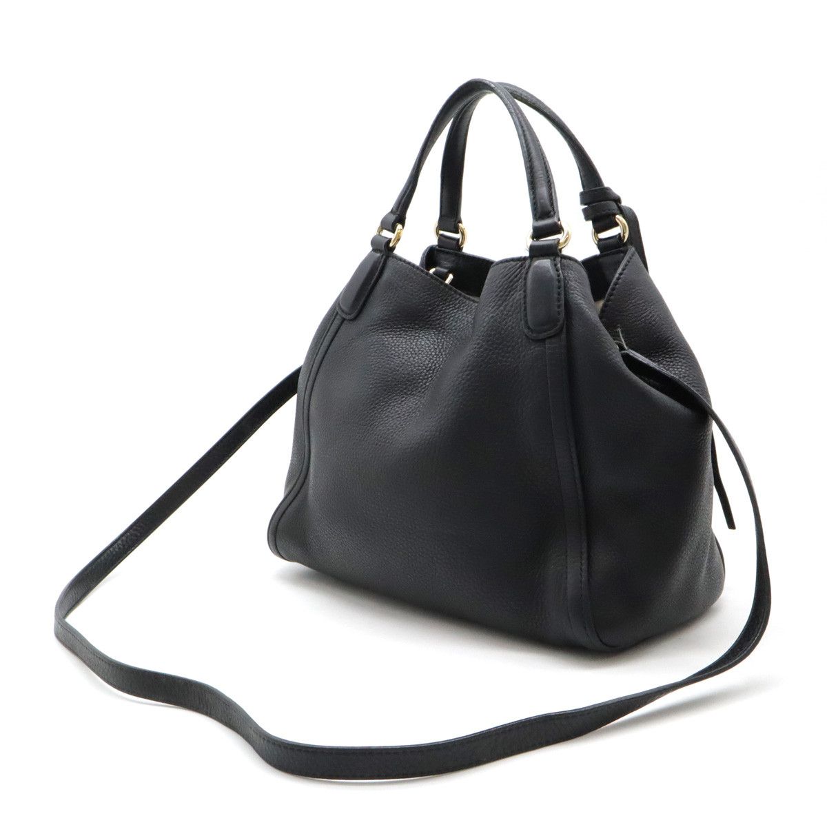 Gucci Gucci Gucci Leather Soho Interlocking G Handbag 2WAY Leather Handbag 336751 in Very Good Condition Size ONE SIZE - 2 Thumbnail