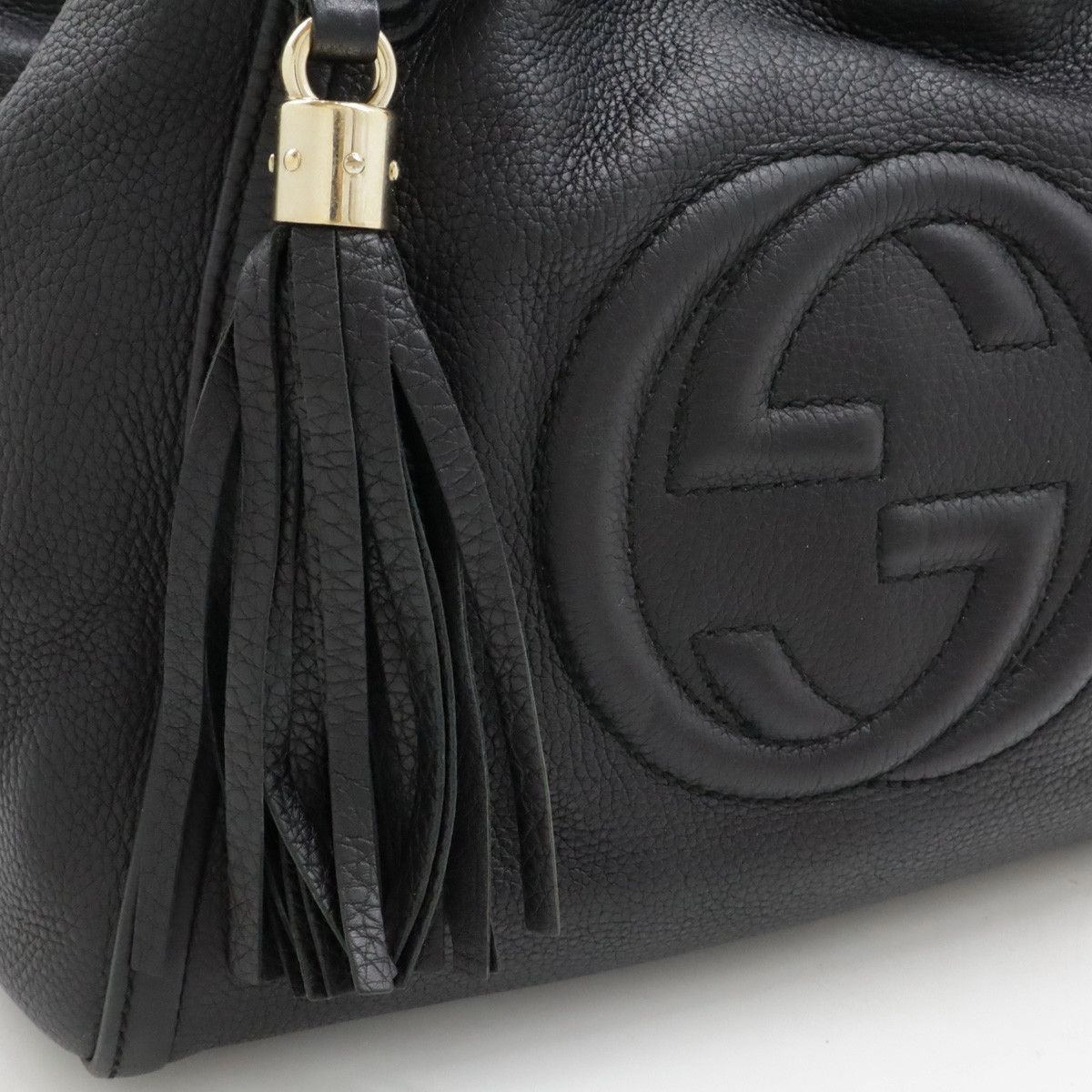 Gucci Gucci Gucci Leather Soho Interlocking G Handbag 2WAY Leather Handbag 336751 in Very Good Condition Size ONE SIZE - 8 Thumbnail