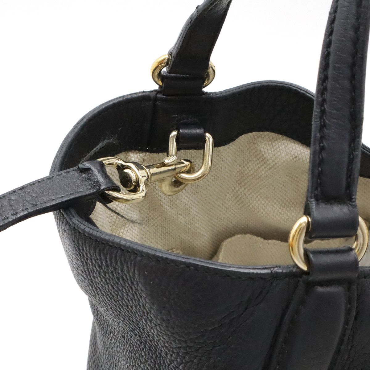 Gucci Gucci Gucci Leather Soho Interlocking G Handbag 2WAY Leather Handbag 336751 in Very Good Condition Size ONE SIZE - 7 Thumbnail