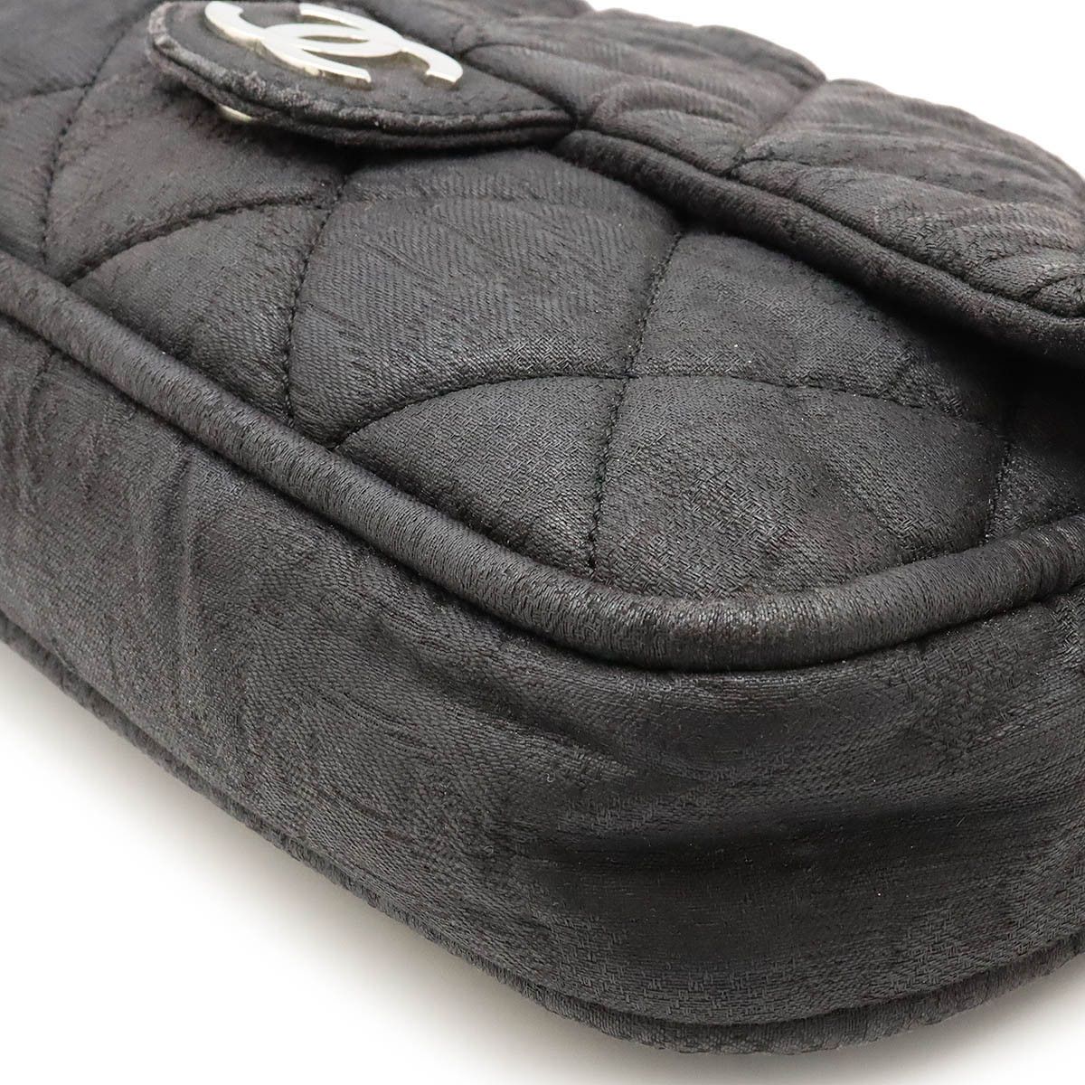 Chanel Chanel Chanel Matelasse Coco Mark Nylon Chain Shoulder Bag A39078 Canvas Crossbody Bag A39078 Size ONE SIZE - 3 Thumbnail