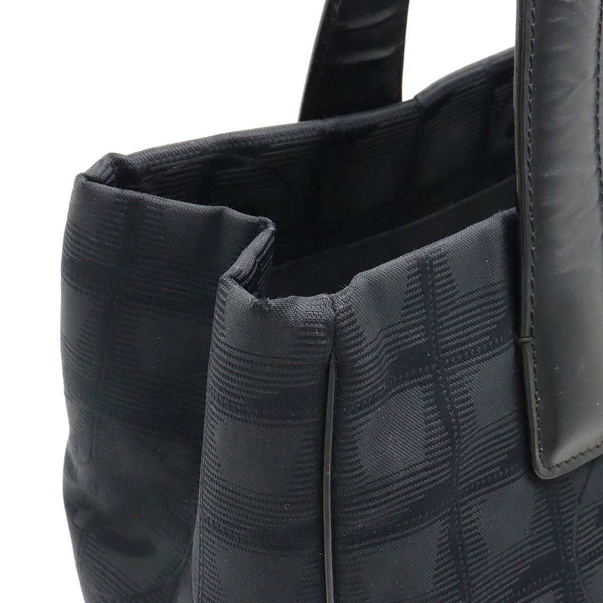 Chanel Chanel Chanel New Travel Line Nylon Leather Tote PM A20457 Canvas Tote Bag A20457 in Good Condition Size ONE SIZE - 7 Thumbnail