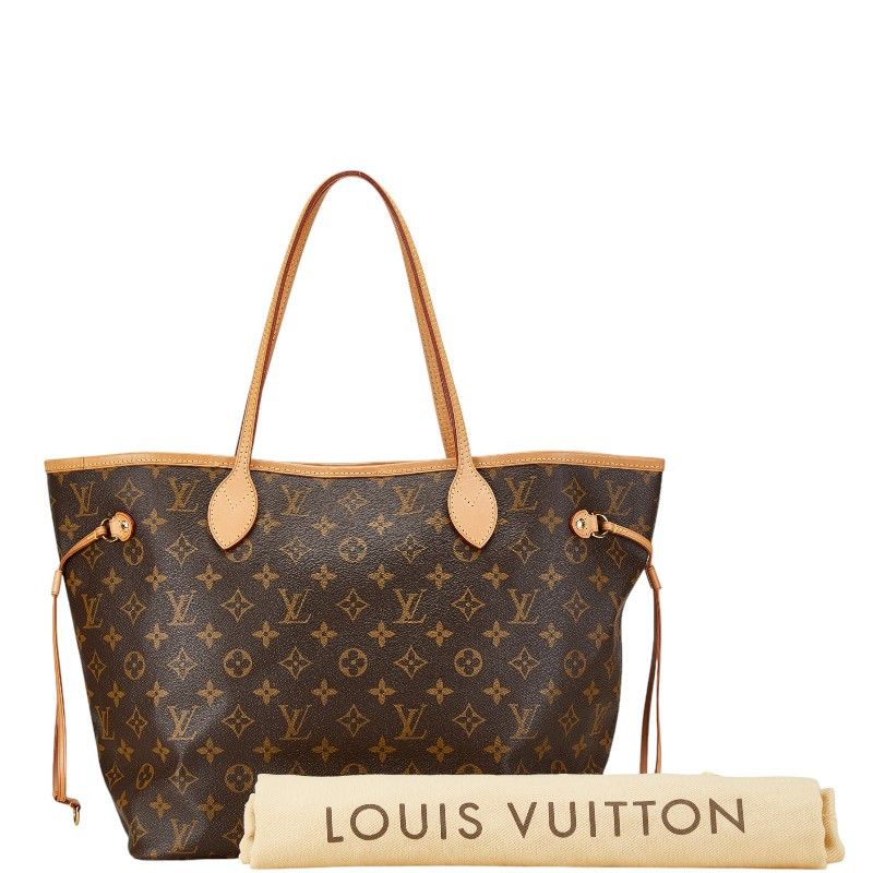Louis Vuitton Louis Vuitton Louis Vuitton Monogram Neverfull PM Tote Bag M40155 Canvas Tote Bag M40155 in Very Good Condition Size ONE SIZE - 9 Thumbnail