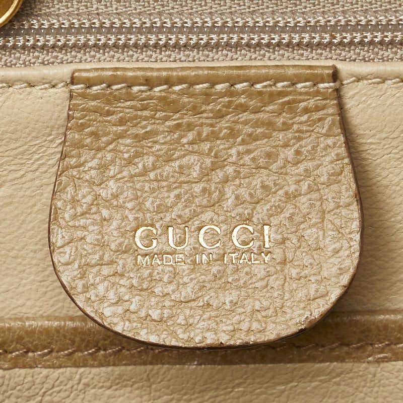 Gucci Gucci Gucci Bamboo Leather 2WAY Handbag Shoulder Bag Leather Handbag 0001014 in Great Condition Size ONE SIZE - 11 Thumbnail