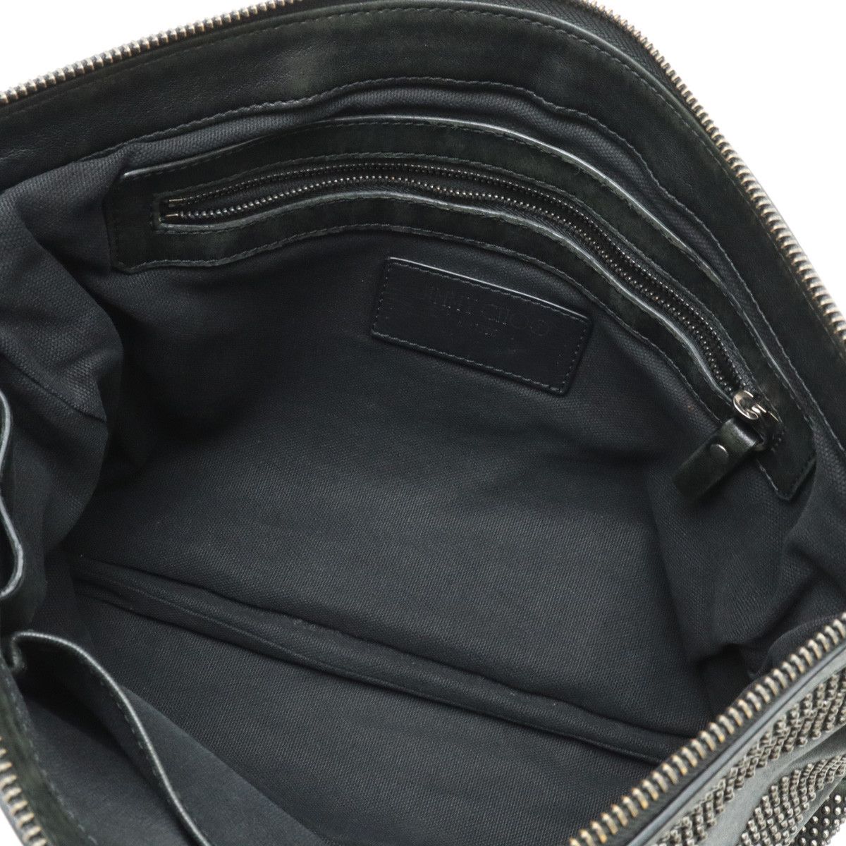 Jimmy Choo Jimmy Choo Jimmy Choo DEREK Leather Clutch Bag Leather Clutch Bag in Very Good Condition Size ONE SIZE - 5 Thumbnail