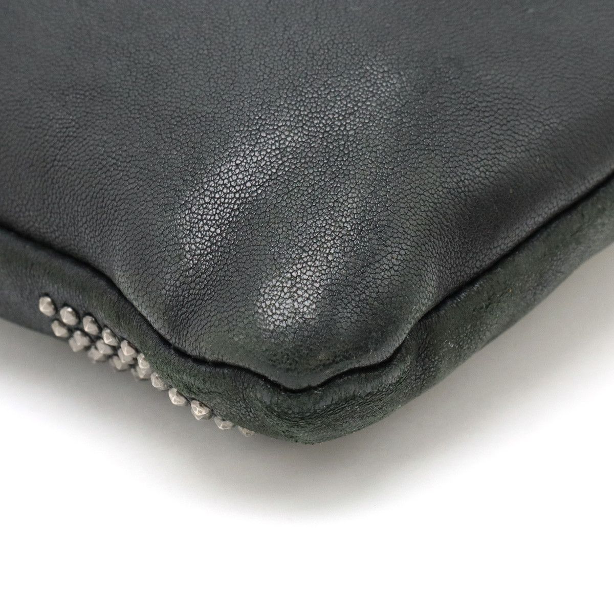 Jimmy Choo Jimmy Choo Jimmy Choo DEREK Leather Clutch Bag Leather Clutch Bag in Very Good Condition Size ONE SIZE - 3 Thumbnail