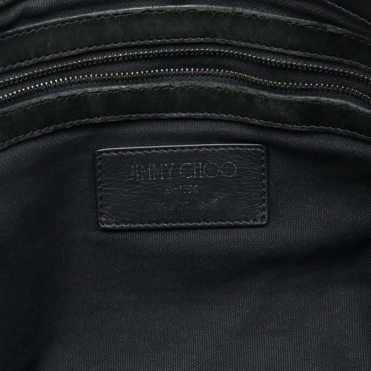Jimmy Choo Jimmy Choo Jimmy Choo DEREK Leather Clutch Bag Leather Clutch Bag in Very Good Condition Size ONE SIZE - 7 Thumbnail