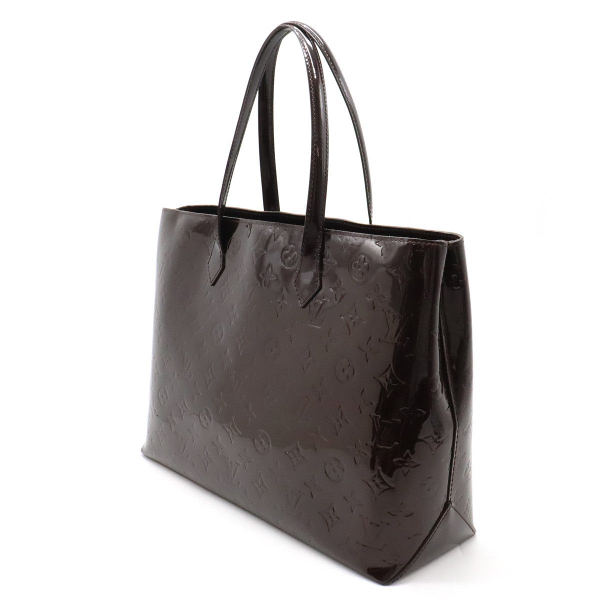 Louis Vuitton Louis Vuitton Louis Vuitton Vernis Wilshire MM Tote Bag M91645 Leather Tote Bag M91645 in Very Good Condition Size ONE SIZE - 2 Thumbnail