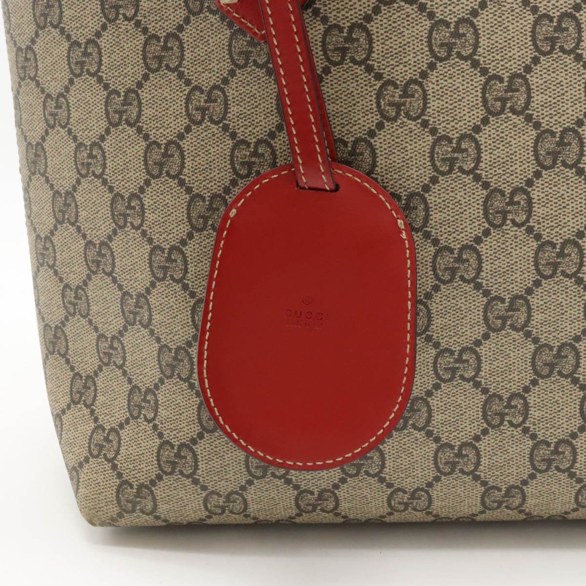 Gucci Gucci Gucci GG Supreme Reversible Tote Bag PVC Leather 372618 Canvas Tote Bag 372618 in Very Good Condition Size ONE SIZE - 8 Thumbnail