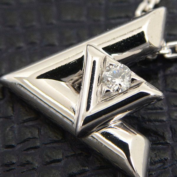 Louis Vuitton Louis Vuitton Louis Vuitton White Gold Necklace Q93806 Metal Necklace 75892 in Great Condition Size ONE SIZE - 8 Thumbnail