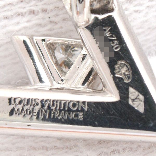 Louis Vuitton Louis Vuitton Louis Vuitton White Gold Necklace Q93806 Metal Necklace 75892 in Great Condition Size ONE SIZE - 6 Thumbnail
