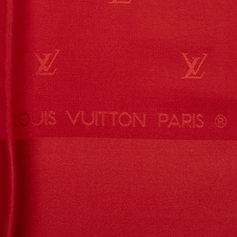 Louis Vuitton Louis Vuitton Louis Vuitton Monogram Silk Scarf 85cm x 85cm Canvas Scarf in Very Good Condition Size ONE SIZE - 3 Thumbnail
