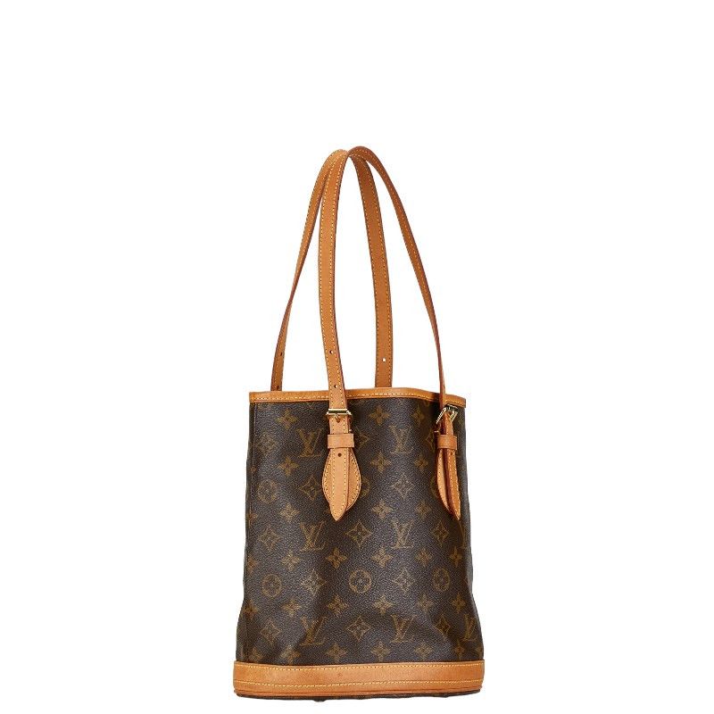 Louis Vuitton Louis Vuitton Louis Vuitton Monogram Petit Bucket PM Tote Bag M42238 Canvas Tote Bag M42238 in Very Good Condition Size ONE SIZE - 2 Thumbnail