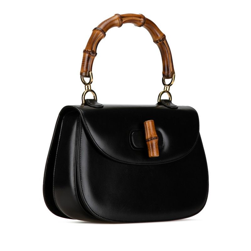 Gucci Gucci Gucci Bamboo Leather Handbag 000 01 0633 Leather Handbag 000 01 0633 in Very Good Condition Size ONE SIZE - 2 Thumbnail