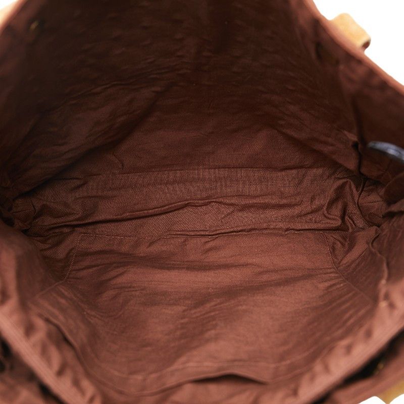 Hermes Hermes Hermes Canvas Leather Amedaba Tote Bag Canvas Tote Bag in Very Good Condition Size ONE SIZE - 5 Thumbnail