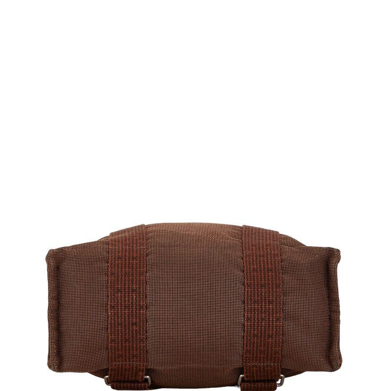 Hermes Hermes Hermes Herline Ad PM Canvas Backpack Brown Canvas Backpack in Very Good Condition Size ONE SIZE - 4 Thumbnail