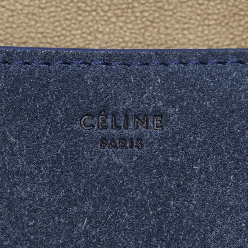 Celine Celine Celine Leather Suede Diamond Clutch Shoulder Bag Leather Shoulder Bag in Very Good Condition Size ONE SIZE - 9 Thumbnail