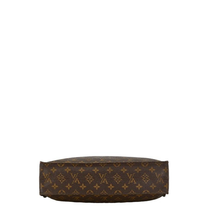Louis Vuitton Louis Vuitton Louis Vuitton Monogram Sac Plat Handbag Tote M51140 Brown PVC Leather Canvas Tote Bag M51140 in Very Good Condition Size ONE SIZE - 4 Thumbnail