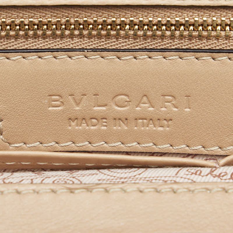 Bvlgari Bvlgari Bvlgari Isabella Rossellini Canvas Leather Handbag 33241 Canvas Handbag 33241 in Very Good Condition Size ONE SIZE - 10 Thumbnail