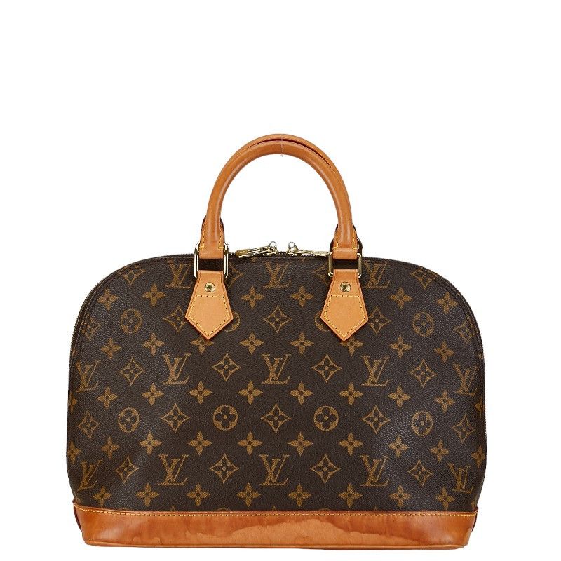Louis Vuitton Louis Vuitton Louis Vuitton Monogram Alma PM Handbag M51130 Brown PVC Leather Canvas Handbag M51130 in Very Good Condition Size ONE SIZE - 3 Thumbnail