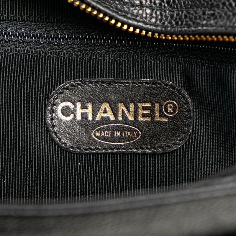 Chanel Chanel Chanel Caviar Skin Coco Mark Chain Shoulder Bag Leather Shoulder Bag in Very Good Condition Size ONE SIZE - 7 Thumbnail