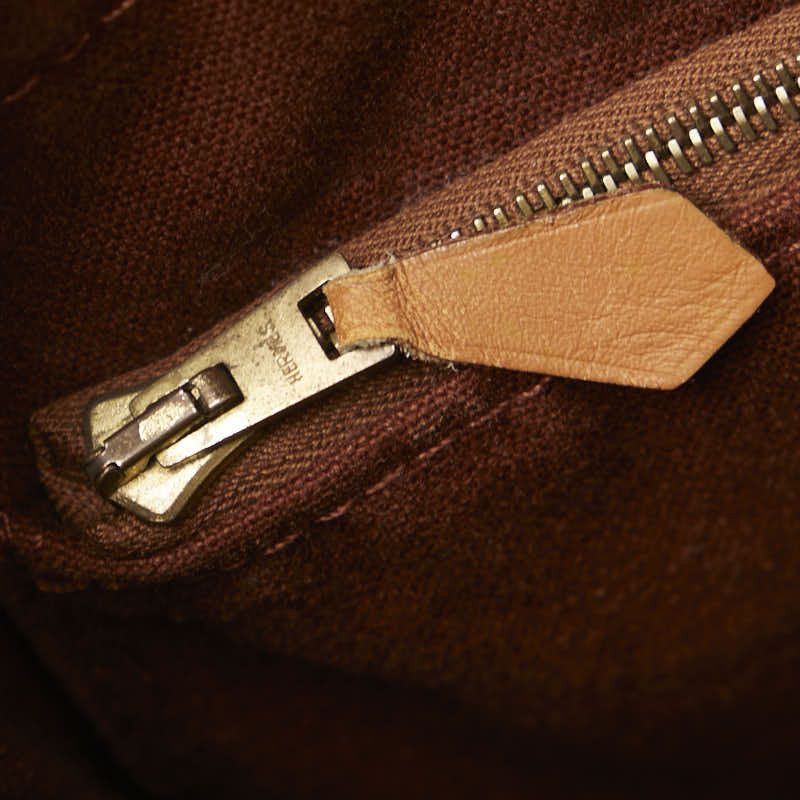 Hermes Hermes Hermes Canvas Herline MM Tote Bag Canvas Tote Bag in Very Good Condition Size ONE SIZE - 8 Thumbnail