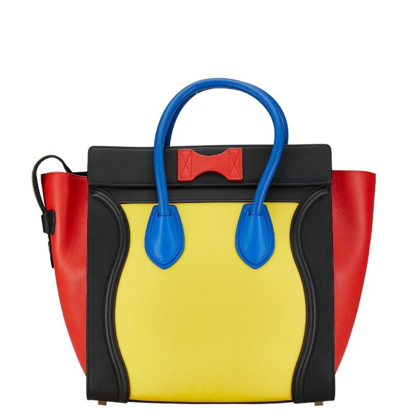 Celine Celine Celine Luggage Mini Shopper Leather Tote Bag Leather Tote Bag in Very Good Condition Size ONE SIZE - 3 Thumbnail