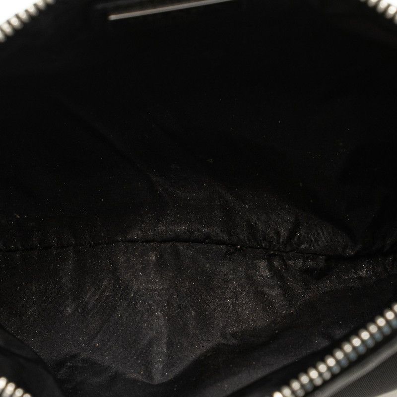 Prada Prada Prada Nylon Triangle Logo Plate Pouch Canvas Vanity Bag in Very Good Condition Size ONE SIZE - 6 Thumbnail