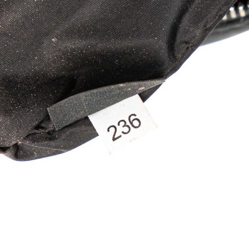 Prada Prada Prada Nylon Triangle Logo Plate Pouch Canvas Vanity Bag in Very Good Condition Size ONE SIZE - 9 Thumbnail