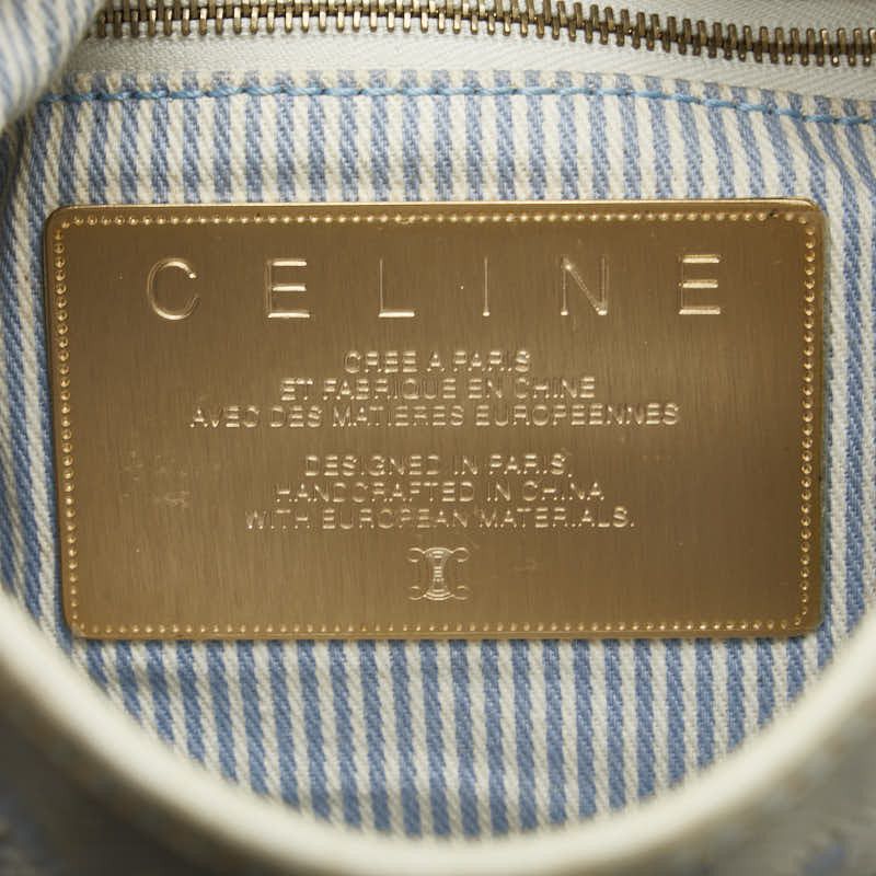 Celine Celine Celine Canvas Leather C Macadam Handbag Canvas Handbag in Very Good Condition Size ONE SIZE - 8 Thumbnail